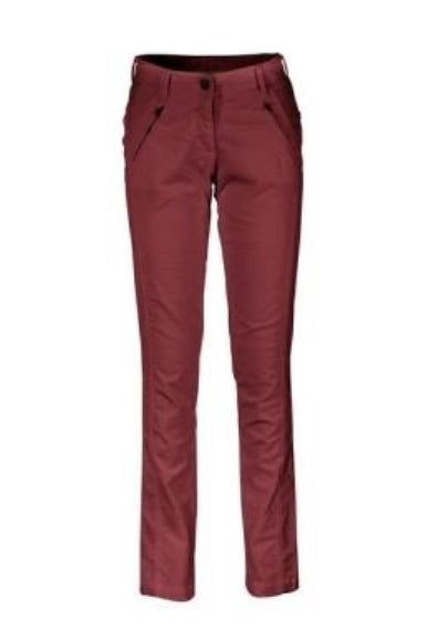 B.C. Damen Cordhose Hose Feincord Chino Stretch dunkelrot 006979