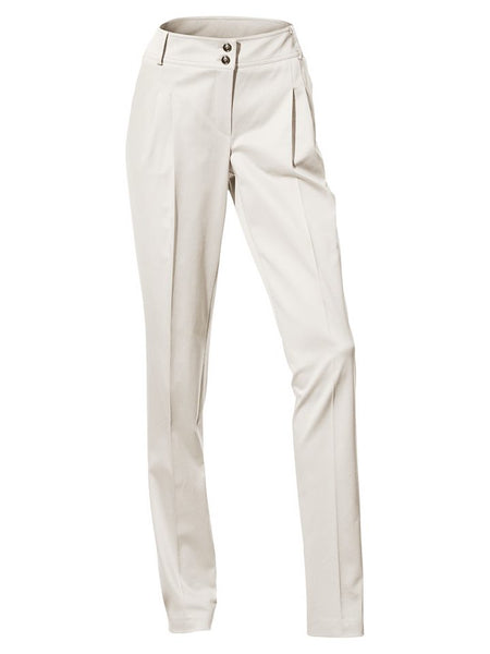 Ashley Brooke Bundfaltenhose Hose Bundfalte Chino Stretch sand Gr. 42 027994