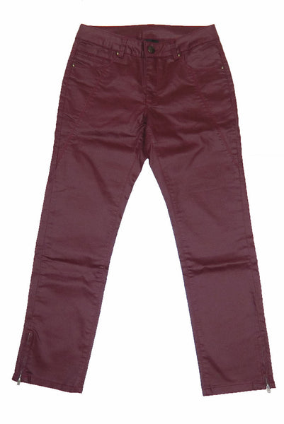 B.C. Damen 7/8 Stretchhose Chino bordeaux 030700