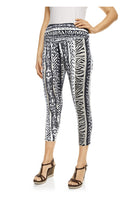 Class Damen 7/8-Leggings Hose Leggins Animal-Print Stretch bunt 033312