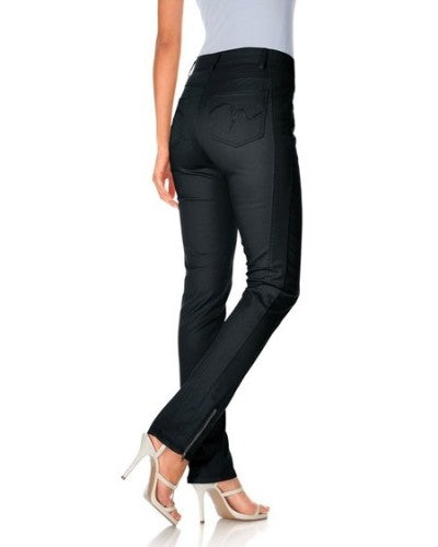 B.C. Damen Röhrenhose Hose Röhre Stretch Chino schwarz Gr. 34 083687