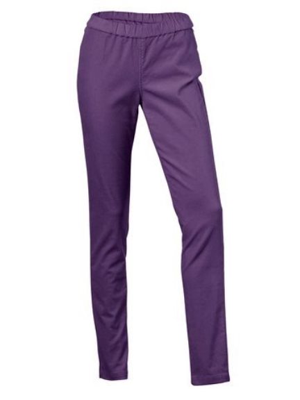 B.C. Damen Cord-Leggings lang Hose Leggins Feincord Stretch lila Gr. 36 098861