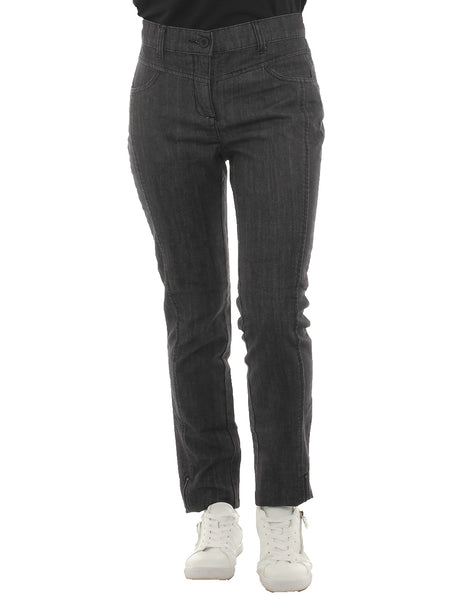 B.C. Damen Röhrenhose Jeans Hose black denim 099607