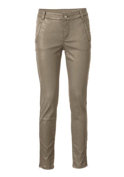 Patrizia Dini Damen Röhrenhose Hose Röhre Chino Stretch sand Gr. 38 157645