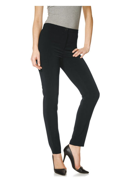Singh S Madan Damen Röhrenhose Hose Röhre Stretch schwarz 173000