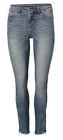 B.C. Damen Röhrenjeans Hose Jeans Röhre Stretch blue denim Gr. 34 179083