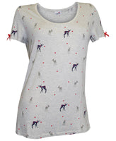 Kangaroos T-schirt mit Druck grau meliert 22121352