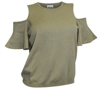 Noisy may Damen T-Shirt khakibraun Gr. S 350527