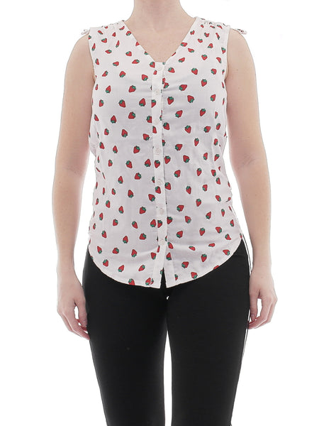 AJC Bluse Doppelpack ärmellos schwarz weiß 32 42444234