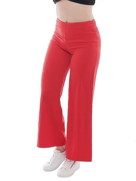 Aniston Damen Palazzohose Hose Haremshose Schlaghose rot Kurzgröße 427482