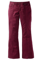 Sheego Damen Hose Chino Jeans Stretch bordeaux Gr. 24 475118