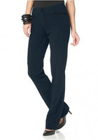 Damen Business Hose lang Bügelfalten Anzughose Laura Scott Petrol 516923