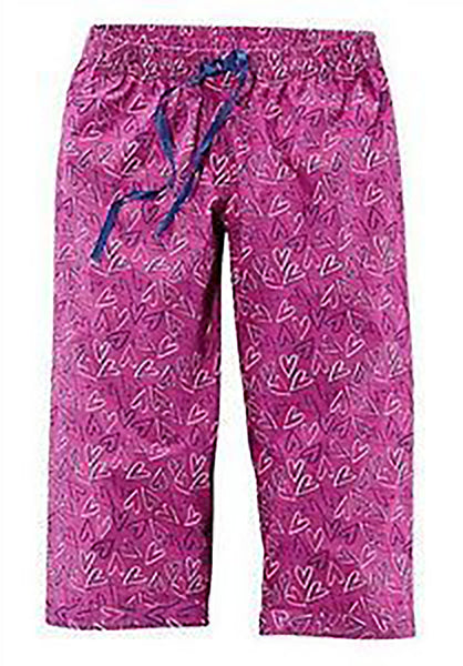 Buffalo Damen Caprihose Schlafanzughose Haushose fuchsia 538069