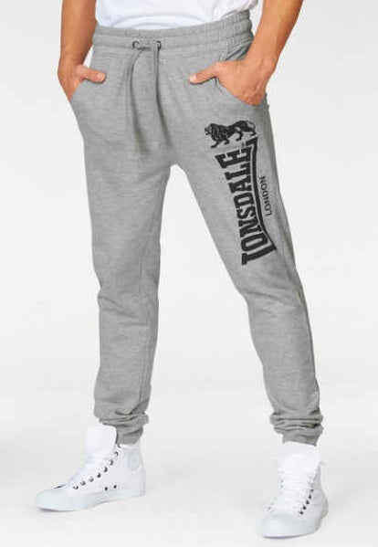 Lonsdale Herren Jogginghose Hose Sport grau Gr. L 577626