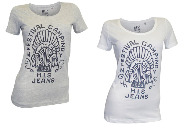 H.I.S T-Shirt Frontprint Doppelpack L 709344
