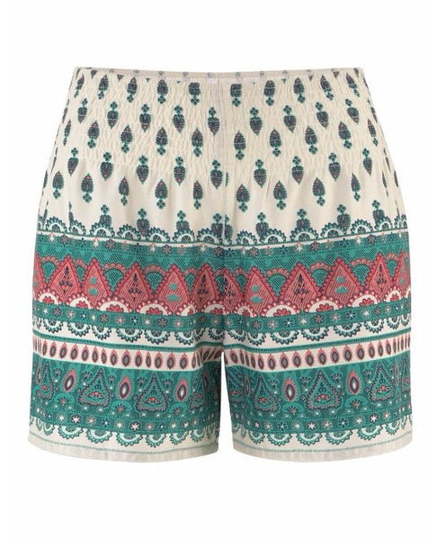 Aniston Damen Shorts Bermuda kurze Hose Allovermuster bedruckt Gr. 40 743236