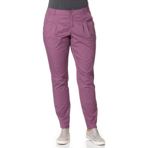 Y43 Sheego Damen Hose Chino Stretch purpur lila Langgröße 771425