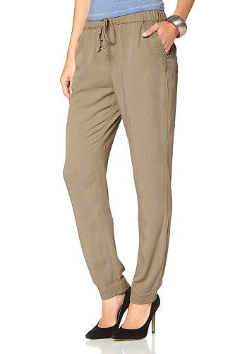 Y36 Laura Scott Damen Hose Haremshose Pumphose beige 853480