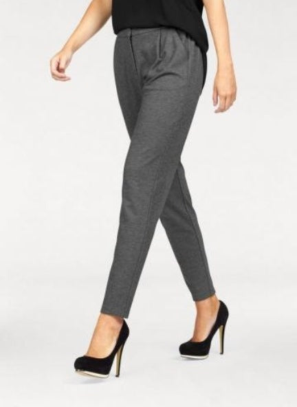 Vero Moda Damen Anzughose Hose Cassy Stretch grau meliert Gr. 40 856847