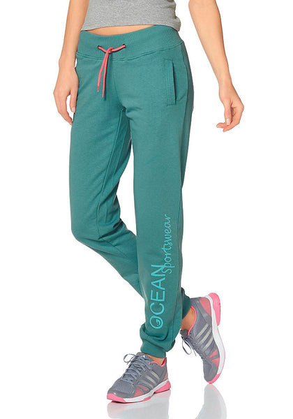 Ocean Damen Jogginghose Hose Leggings Sport petrol Gr. 32 888852