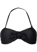 BPC Damen Bandeau Bikini Oberteil Bademode Neckholder Cup A B schwarz 36 931704