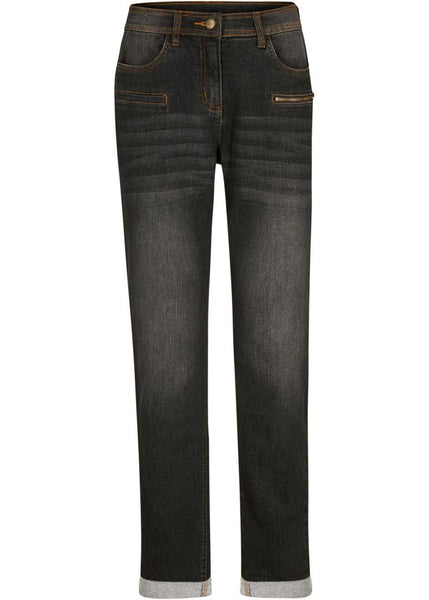 BPC Damen Stretch Jeans Hose grau denim 932192 Gr. 50