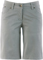 BPC Damen Bermuda Shorts kurze Hose Stretch neutralgrau Gr. 34 952993