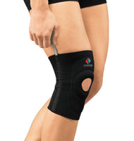 Kniebandage NEOPREN Kniescheibe gepolstert Schienen seitlich Schutz 9903-01