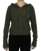 Sport Sweatshirt Jacke Kapuze Reißverschluss Daumenschlaufe YCA17791