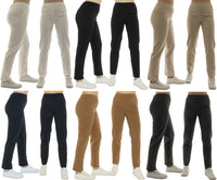 WARM Stretchhose gerade Schlupfhose Chino Stretch Hose Bügelfalten 1548