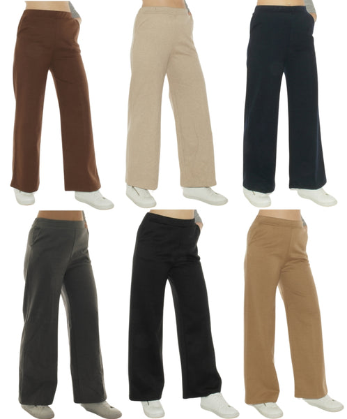 WARM Winter Schlaghose Fleece Stoffhose gefütterte Hose Thermohose 2347