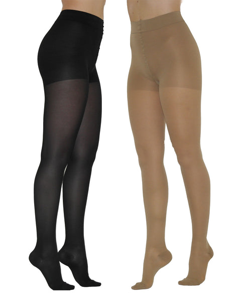 Figurformende Strumpfhose 100den mieder schwarz S M L