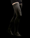 Kompressionsstrümpfe halterlos + Haftband zur Prophylaxe thigh high socks 0402P