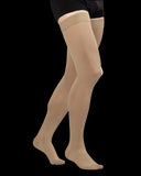 Kompressionsstrümpfe halterlos mit Haftband thigh high socks Klasse1 18-21 mmHg 0402