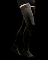 Kompressionsstrümpfe halterlos mit Haftband thigh high socks Klasse1 18-21 mmHg 0402
