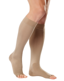 Kompressionsstrümpfe offene Zehen abgestufte Kompression Socken 23-32 mmHg 0408LUX