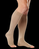 Kompressionsstrümpfe offene Zehen abgestufte Kompression Socken 23-32 mmHg 0408LUX