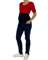 Umstandsjeans Jeans Umstand Bauchband Schwangerschaftsjeans Denim Umstandsmode