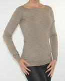 Stricktop Pulli Top Strick Shirt Bluse Langarm weich stretch