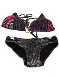 Bikini Badeanzug Bademode Swimsuit Beachwear Leopard Muster UT1258