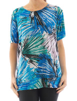 Damen Shirt Streifen Muster F73