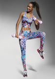 Y24 Sportleggins Sport Leggings Muster Radler Jogging Yoga Fitness Trend Hose