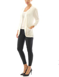 Kardigan Poncho Jacket Jacke lang Tunika Mantel Blouse Top Shirt