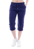 YESET Damen Chino Sommer Capri 3/4 Hose Damenhose