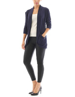 Kardigan Poncho Jacket Jacke lang Tunika Mantel Blouse Top Shirt