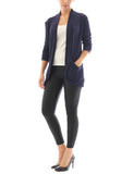 Kardigan Poncho Jacket Jacke lang Tunika Mantel Blouse Top Shirt