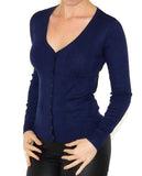 Strickjacke Wolle mit Cashmere Jacke Top Langarm V-Ausschnitt kurz