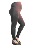 Umstand-Leggings Thermo hose lang Umstandsleggings Baumwolle Fleece