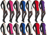 Kleid Tunika Mini Minikleid Langarm Longshirt Shirt Top Longtop
