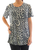 Damen Shirt Leopard Muster 536